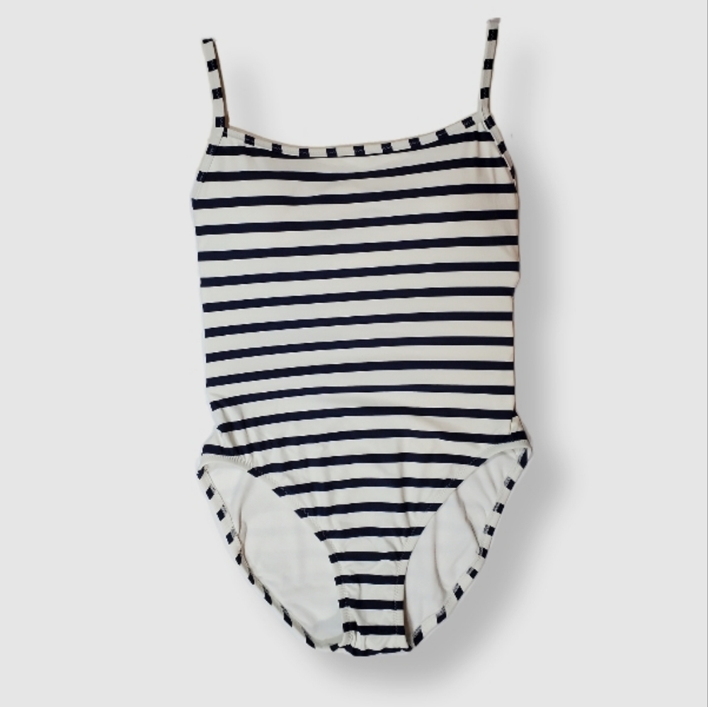 Gap Recycled Tank One-Piece Swimsuit Natucal Navy White Stripe Size S NWOT SU034 - Picture 5 of 6